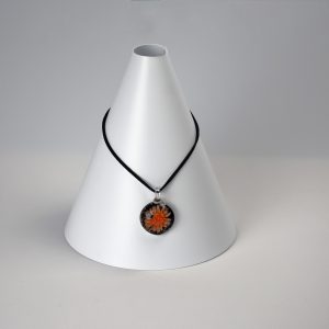 Cone Necklace Display – White