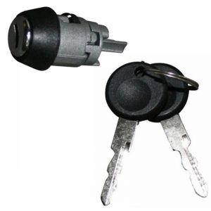 Ignition Starter Lock Barrel Cylinder & Keys VW 1H0905855A 357905855 - A5055422207365