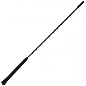 Black Roof Mounted Aerial Mast Whip 41cm 16"Long 5mm thread - A5055422207716