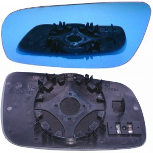 Blue Tinted Heated Wing Mirror Glass UK Passenger Side LEFT Aspherical - A5055422208423