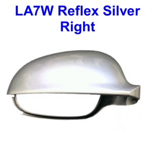 RIGHT Mirror Cover VW SEAT SKODA Reflex Silver LA7W 1K0857538 - A5055422208850
