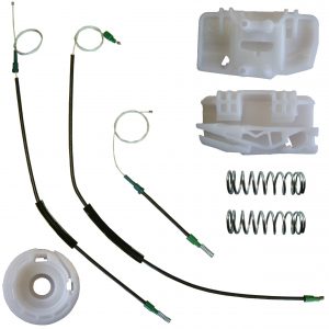 Window Regulator Cables Clips & Pulley Repair Kit FRONT RIGHT - A5055422209130