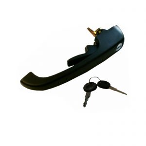 Door Handle & keys for VW 211837205N BLACK fits Left or RIGHT - A5055422209642