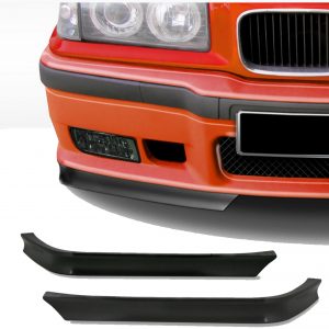 Pair Front Bumper Chin Splitters Spoilers ABS BMW JOM 5111417 - A5055422212635
