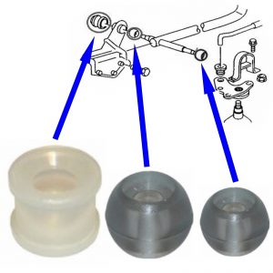 Gear Repair Bush Kit 3pc Set for VW 701711166 & 015311544 & 7D0711131 - Z5055422213915