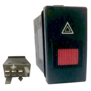 Hazard Warning Switch AUDI 8D0941509D 7 pin - A5055422215667