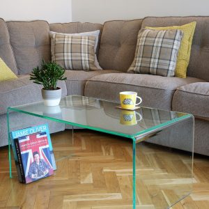 Silicon (Glass Effect) Acrylic Coffee Table