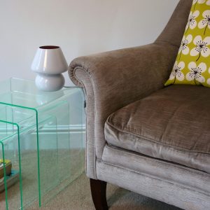Silicon (Glass Effect) Acrylic Nest Of Tables