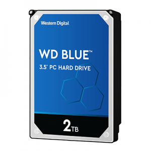WD 2TB Blue Desktop Hard Drive - WD20EZAZ