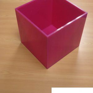 Red/Pink Acrylic Display Box