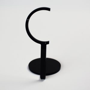 Semi Circle Earring Stand – Black
