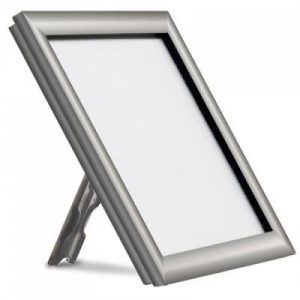 Freestanding Snap Frame. Silver. A4