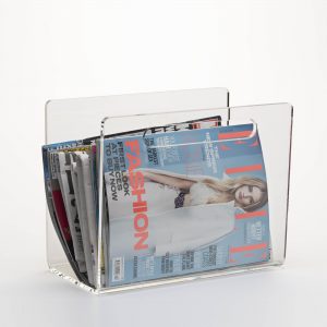 Premium Clear Acrylic Magazine Rack