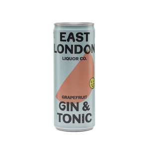 East London Liquor Grapefruit Gin & Tonic 25cl 5%