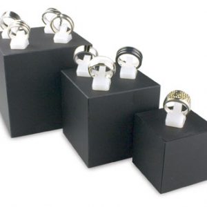 5 Sided Square Cubes – Black 90mm
