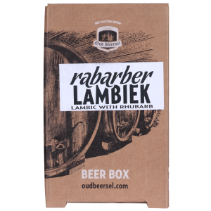 Oud Beersel Rhubarb Lambic Beer Box 100cl 6%