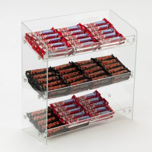 3 Shelf Counter Confectionery Display Stand