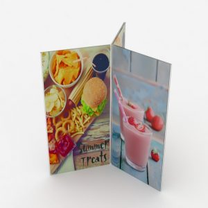 Menu Holder with 6 Facings: 1/3 A4 Port