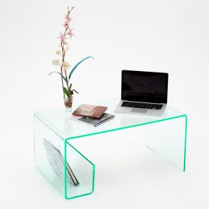 Glass Effect Acrylic Coffee Table With Magazine Rack | Save 25% today with code FRIDAY25