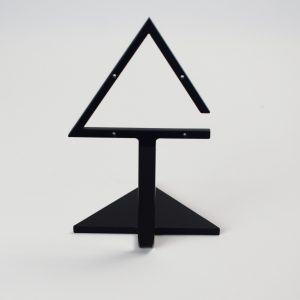 Triangle Earring Stand – Black