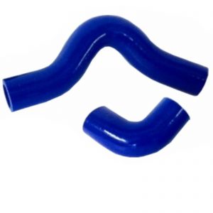 Blue Silicone Breather Hose Pipe Set VW 06A103493H & 06A103221E - A5055422219870