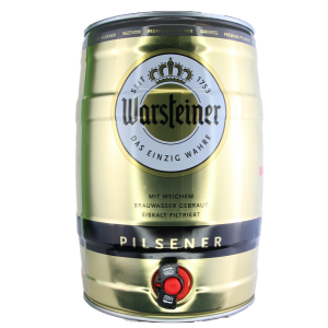 Warsteiner Pils 5L Mini Keg 5L minikeg 4.8%