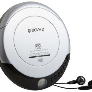 Groov-E Retro GV-PS110-SR Personal CD Player - Silver