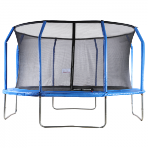 Big Air Extreme 14ft Trampoline with Safety Enclosure Blue