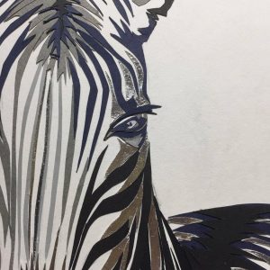 Chloe Croft Zeal of Zebras - Original Artwork