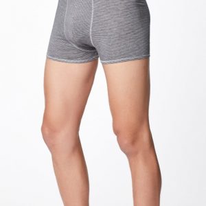 Men's Harland Stripe Bamboo Boxers in Grey Marle by Thought